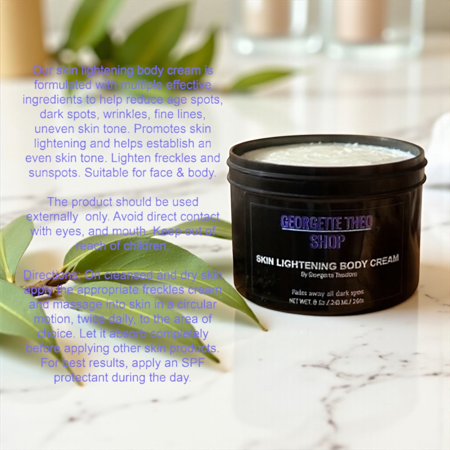 8 oz BODY CREAM - Skincare