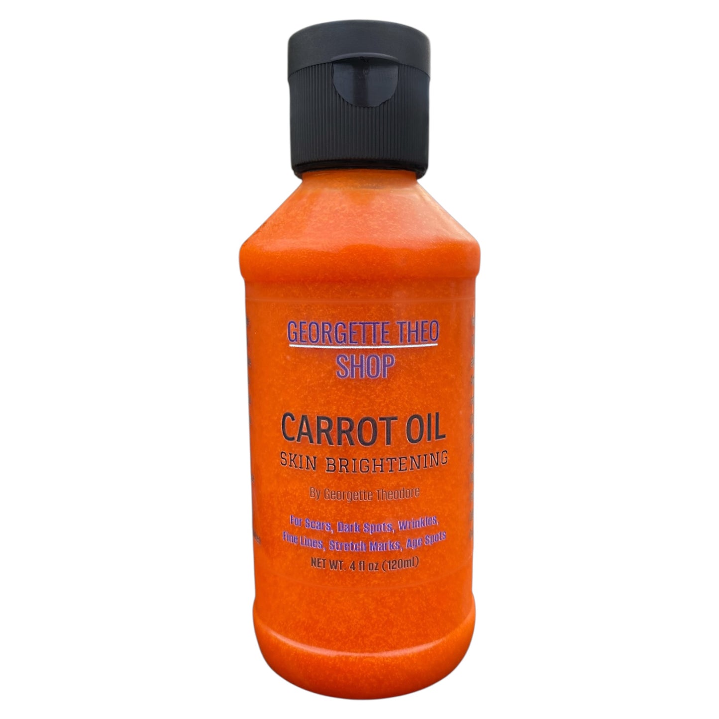 4 oz CARROT OIL Skin Brightening Organic natural & fresh