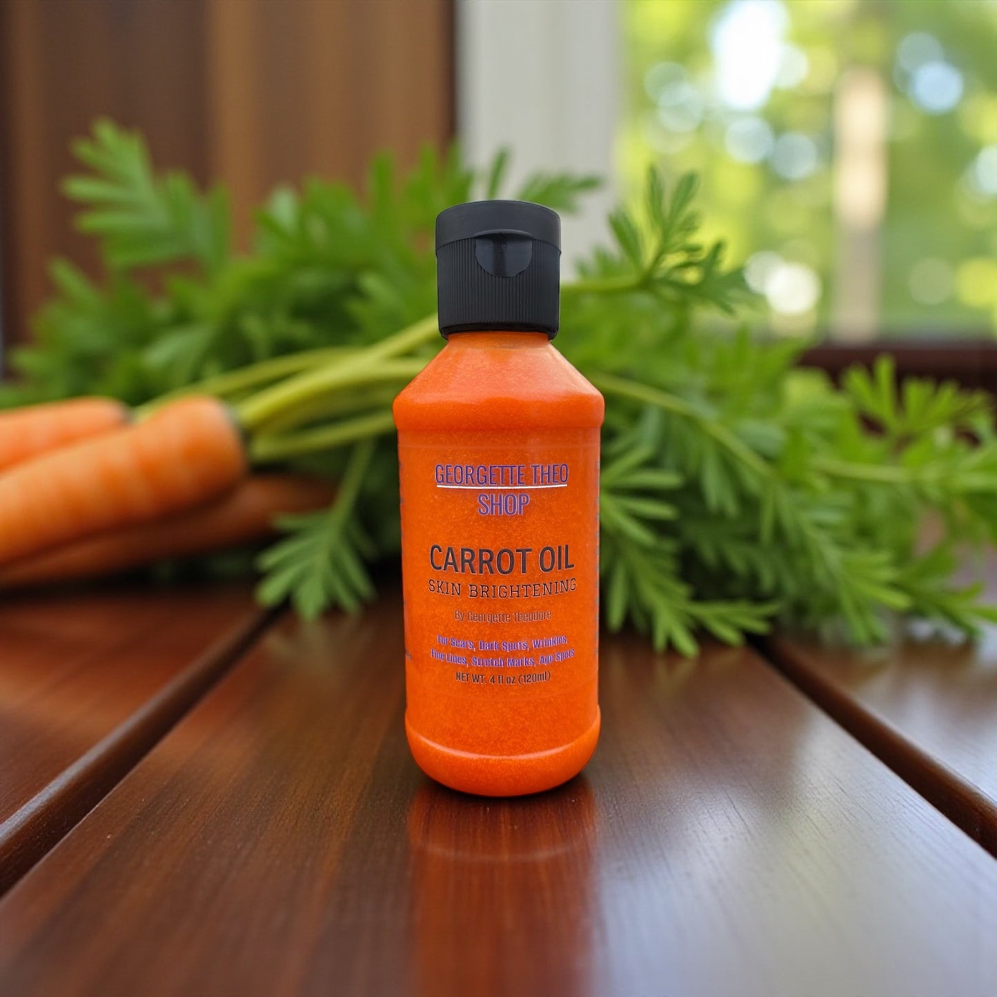 4 oz CARROT OIL Skin Brightening Organic natural & fresh