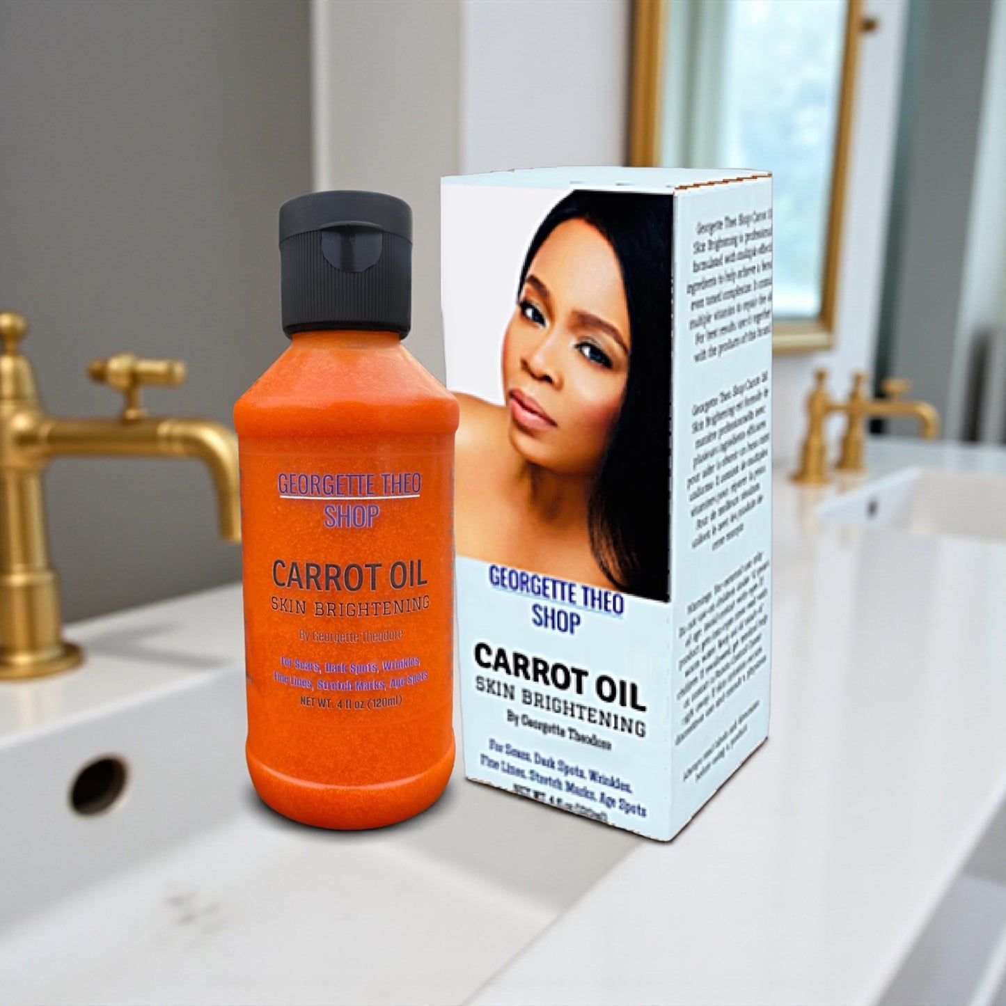 4 oz CARROT OIL Skin Brightening Organic natural & fresh