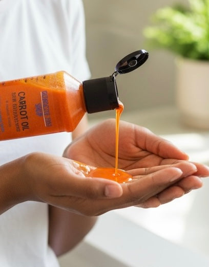 4 oz CARROT OIL Skin Brightening Organic natural & fresh