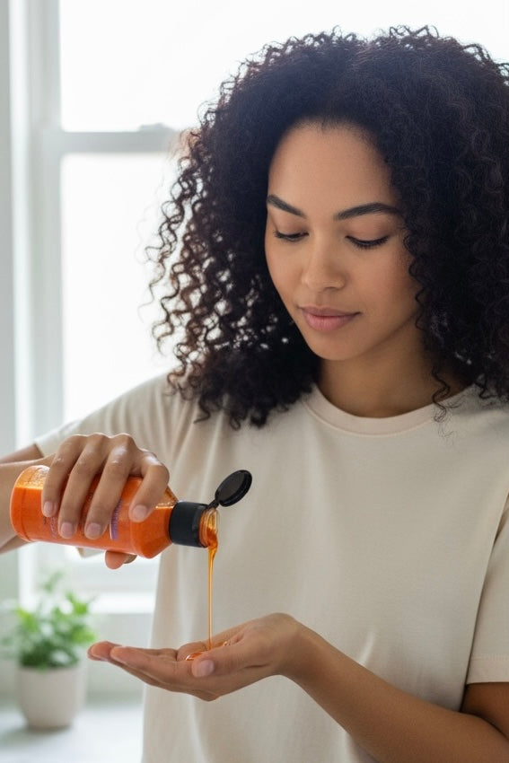 4 oz CARROT OIL Skin Brightening Organic natural & fresh