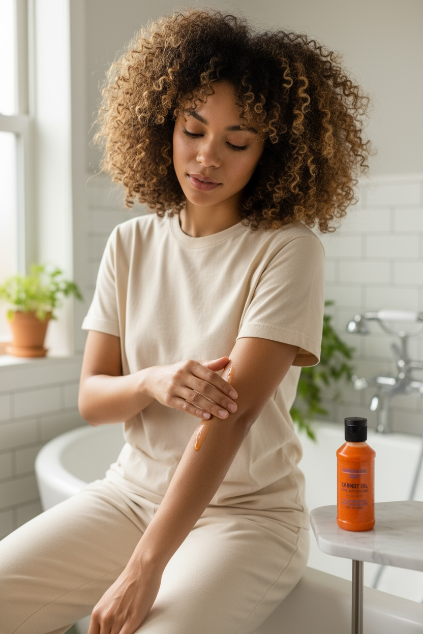 4 oz CARROT OIL Skin Brightening Organic natural & fresh