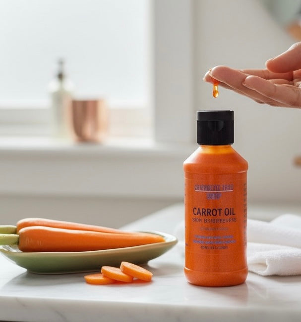 4 oz CARROT OIL Skin Brightening Organic natural & fresh