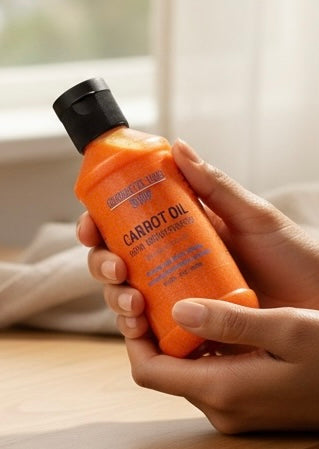 4 oz CARROT OIL Skin Brightening Organic natural & fresh