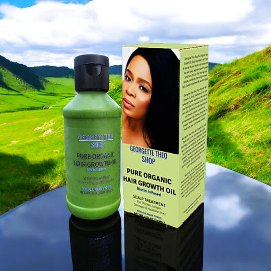 4 oz PURE ORGANIC GROWTH OIL - Scalp Treatment for Dry Damaged Hair. For All Hair Types.