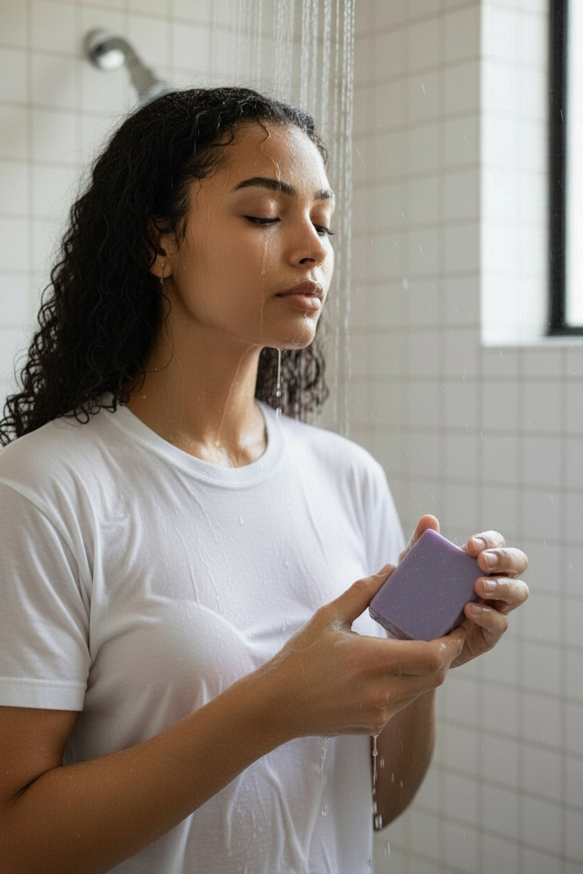 100% NATURAL LAVENDER SOAP BAR