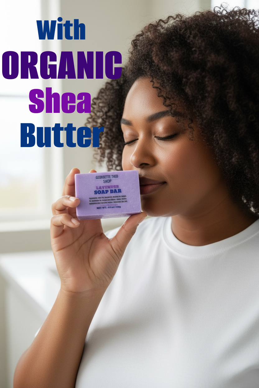 100% NATURAL LAVENDER SOAP BAR