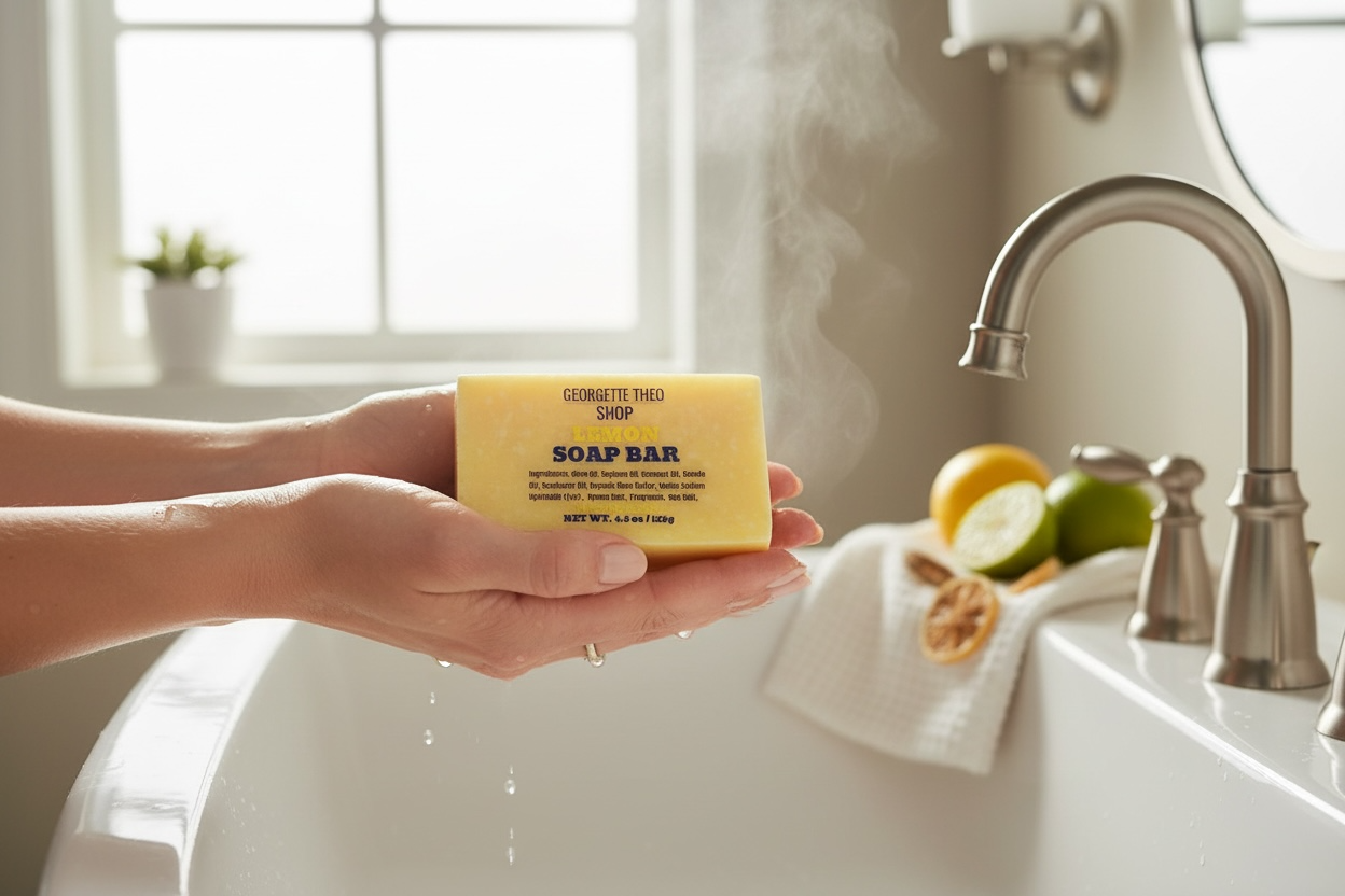 Image of NATURAL LEMON SOAP BAR