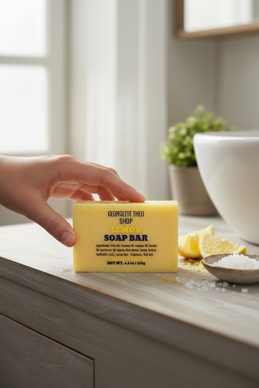 Image of NATURAL LEMON SOAP BAR