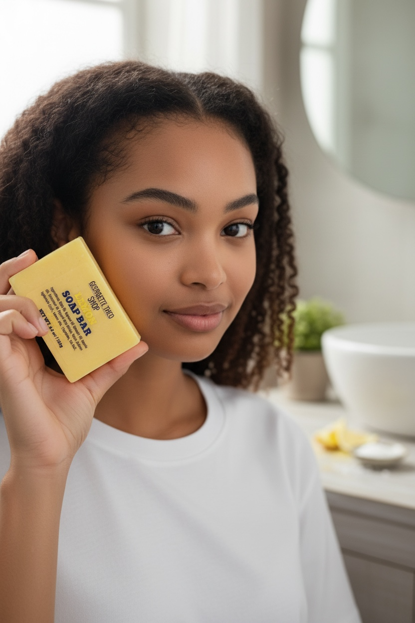 Image of NATURAL LEMON SOAP BAR