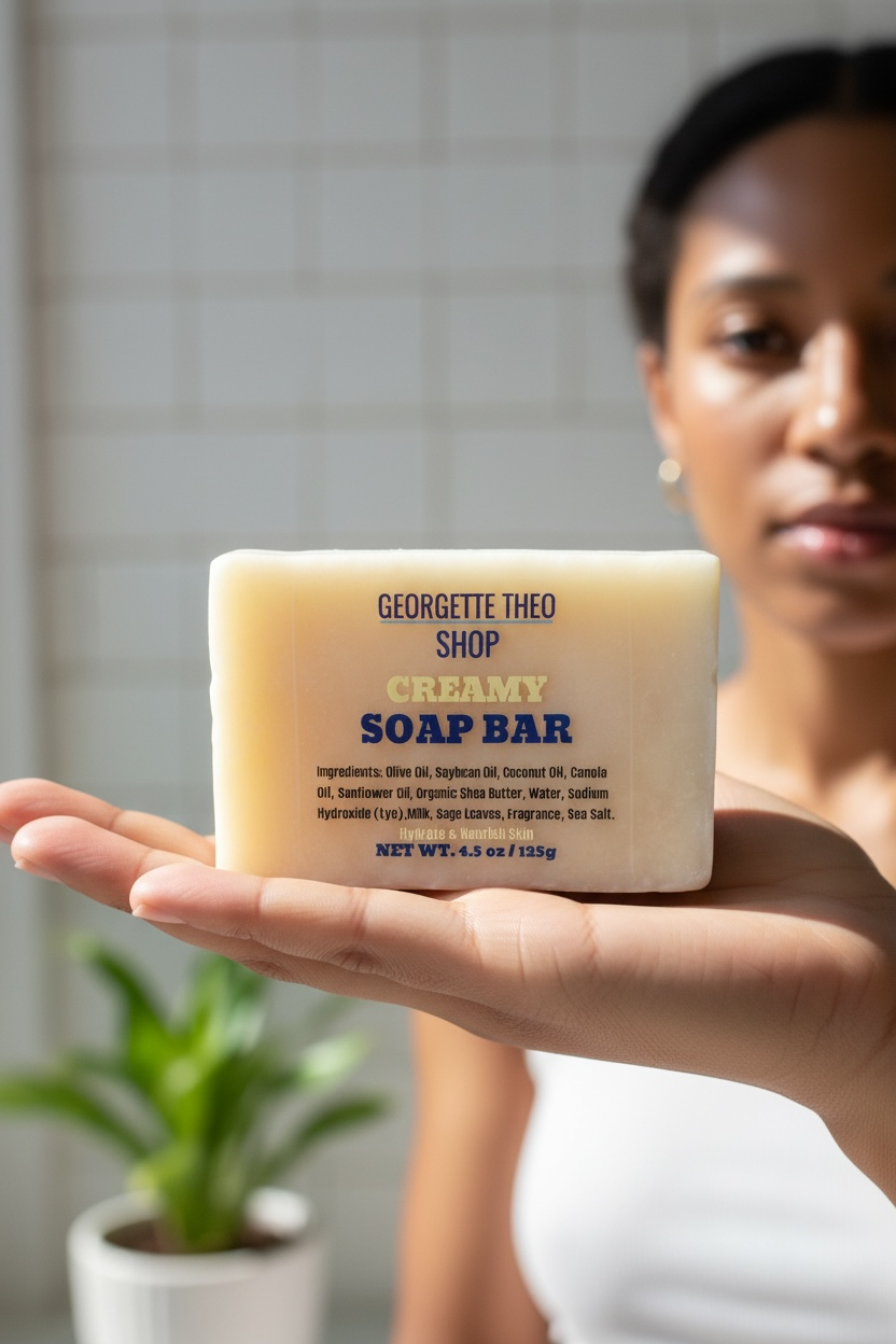 100% NATURAL CREAMY SOAP BAR