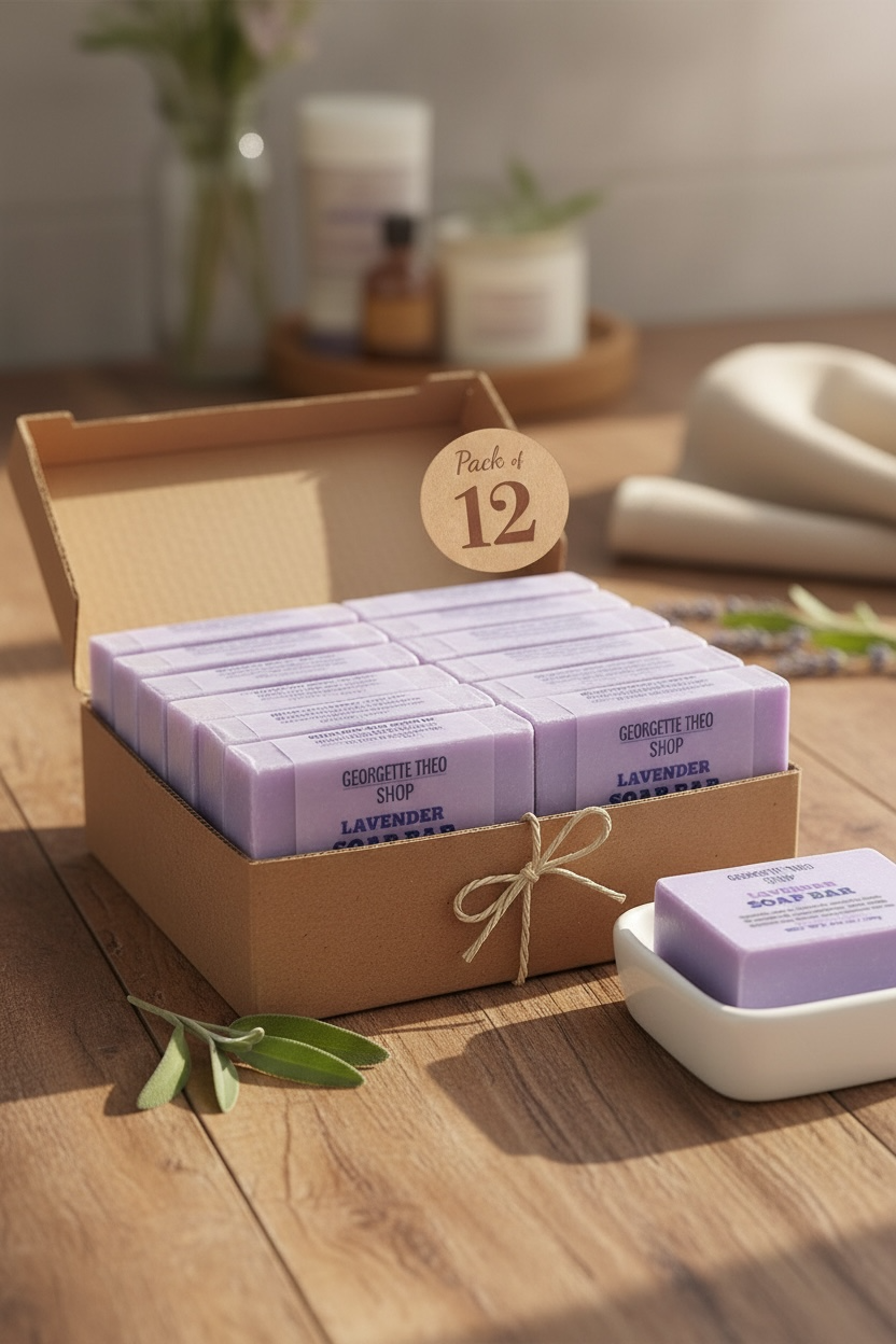 100% NATURAL LAVENDER SOAP BAR