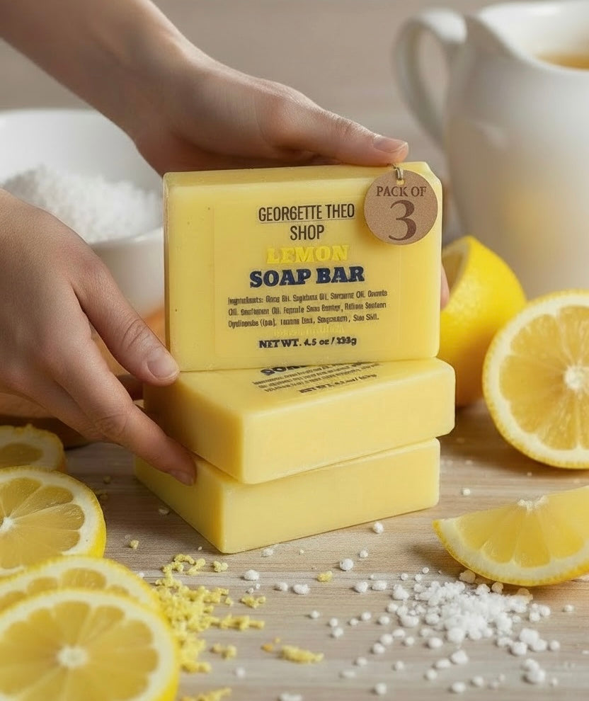 Image of NATURAL LEMON SOAP BAR