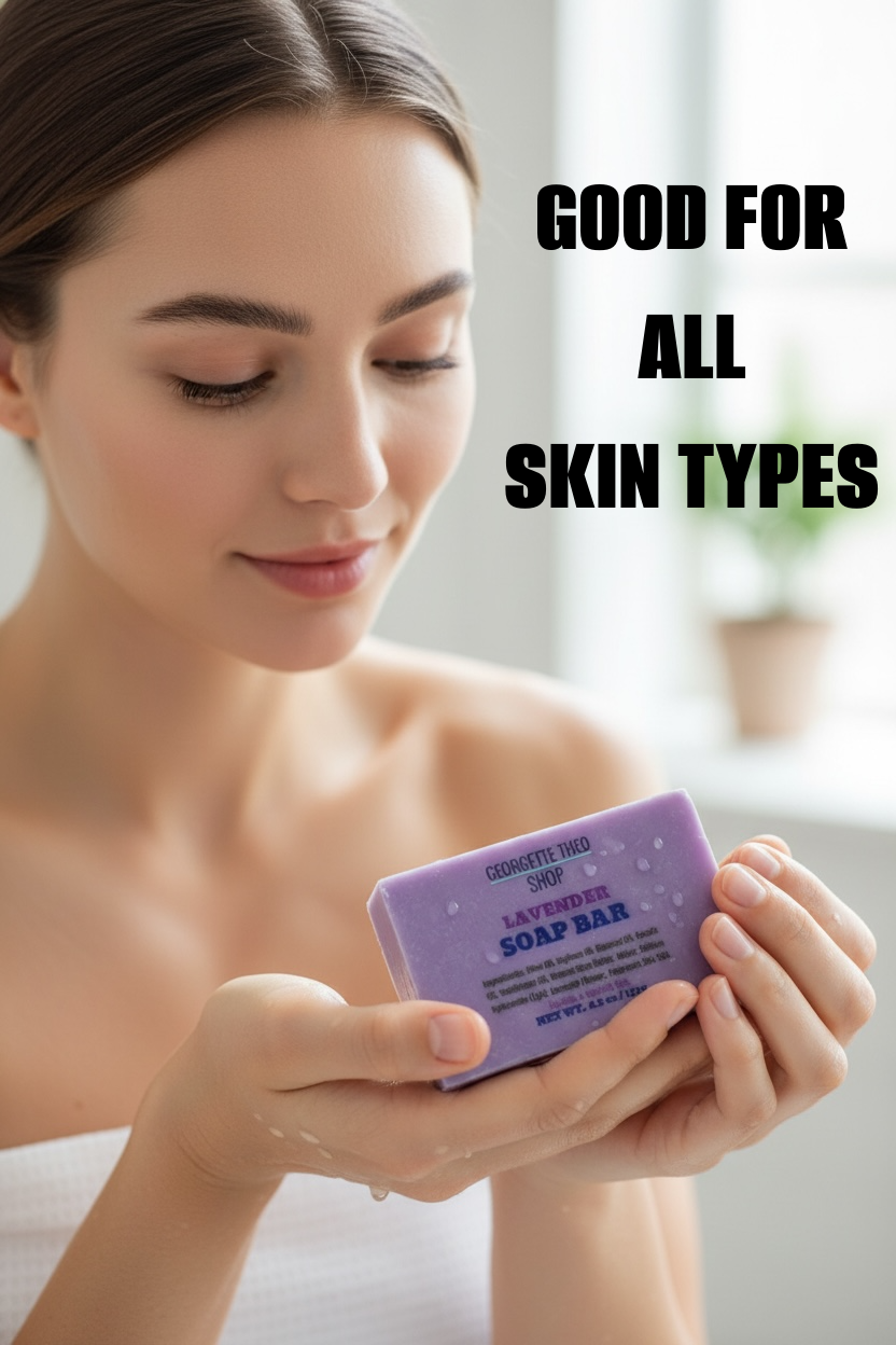 Image of 100% NATURAL LAVENDER SOAP BAR